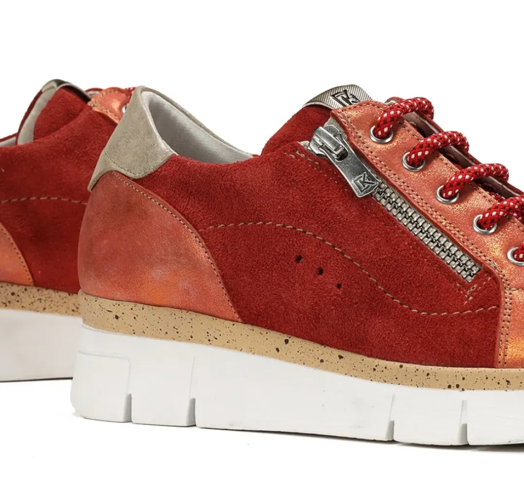 Mujer Fluchos INDIA D9300 Deportivo Rojo