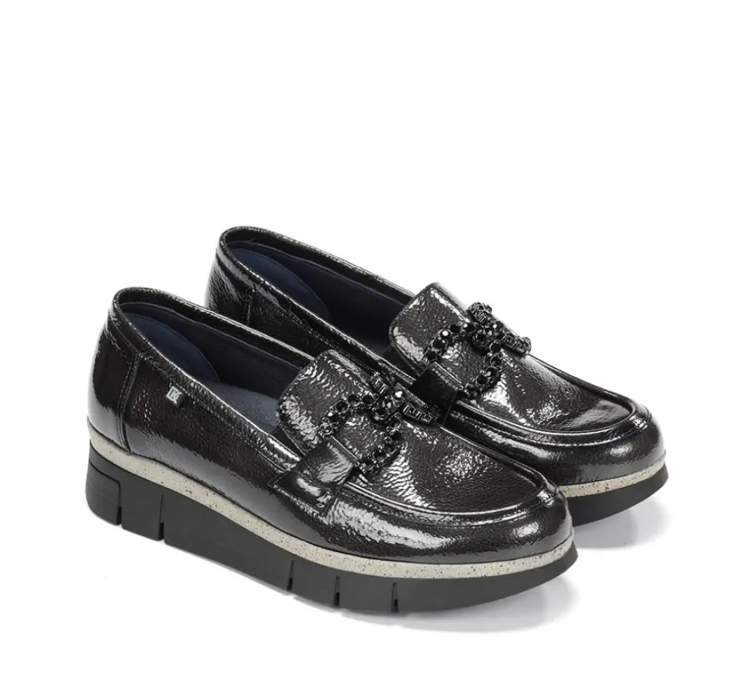 Mujer Fluchos INDIA D9325 Mocasín Gris