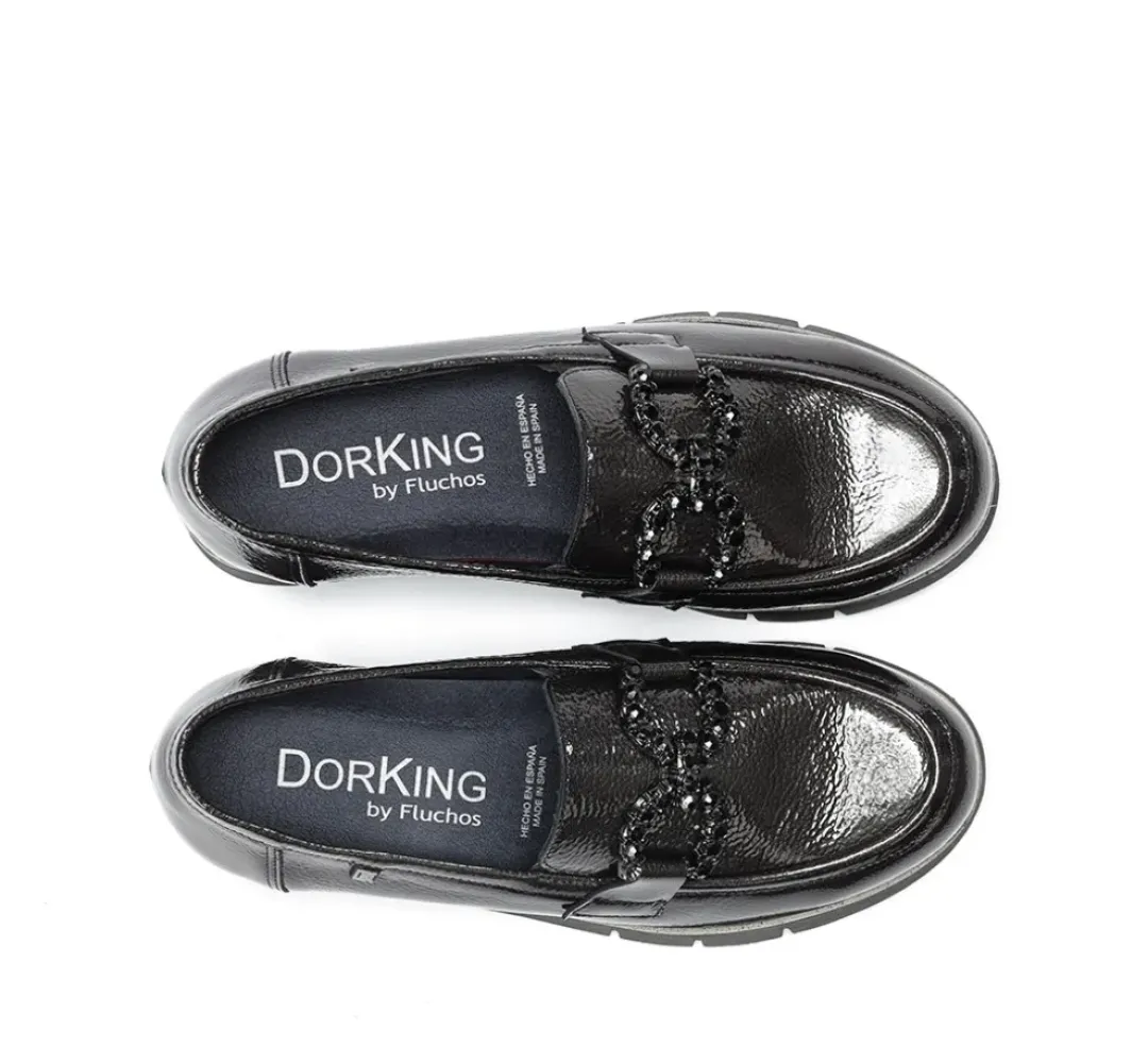 Mujer Fluchos INDIA D9325 Mocasín Gris