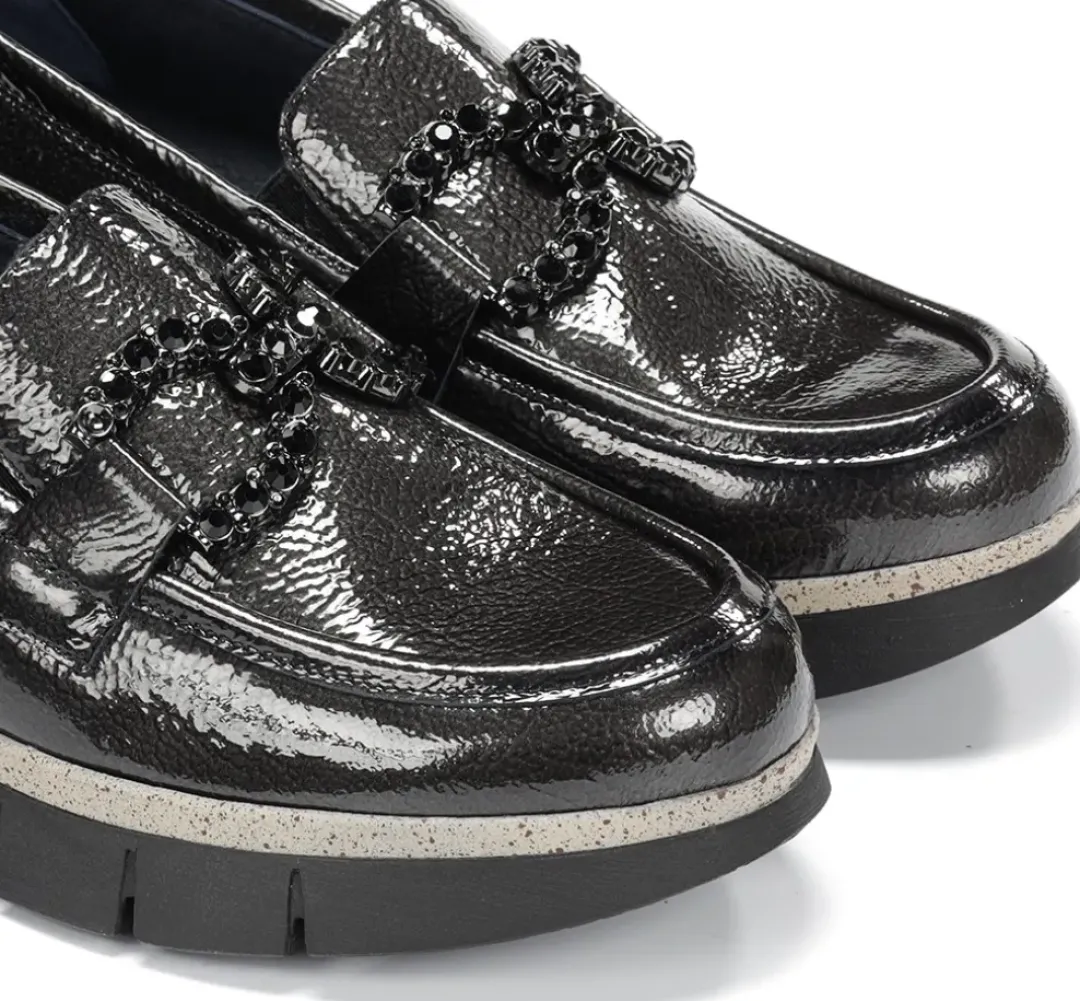 Mujer Fluchos INDIA D9325 Mocasín Gris