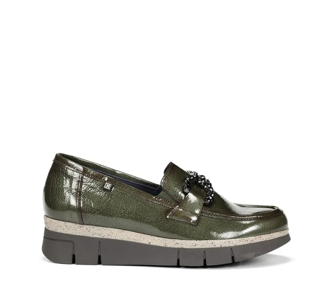 Mujer Fluchos INDIA D9325 Mocasín Verde