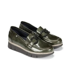 Mujer Fluchos INDIA D9325 Mocasín Verde