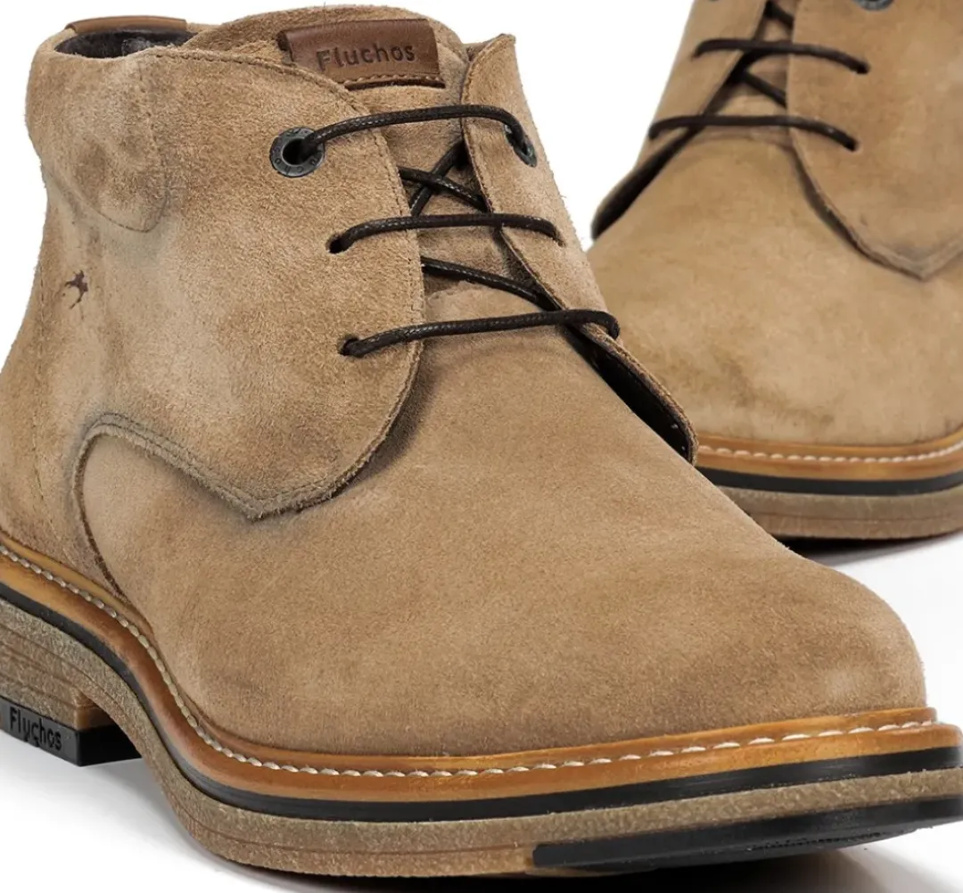 Hombre Fluchos KASPER F1816 Botín Taupe