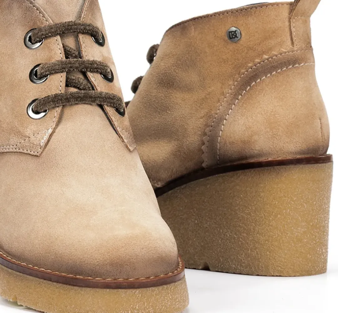 Mujer Fluchos LALIE D9357 Zapato Taupe