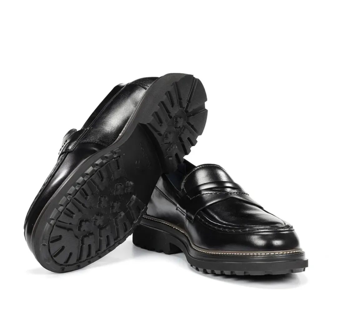 Hombre Fluchos LINCON F2058 Mocasín Negro