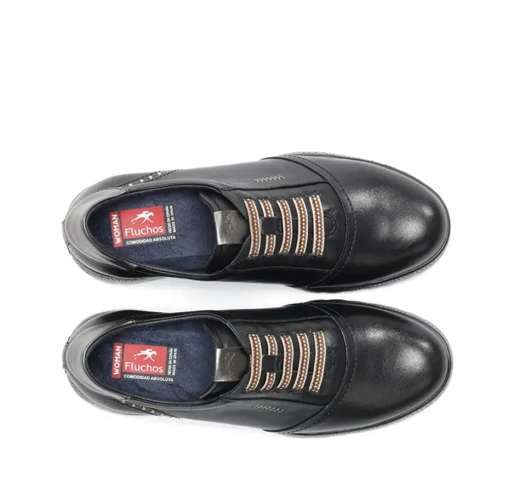 Mujer Fluchos LIVE F2096 Deportivo Negro