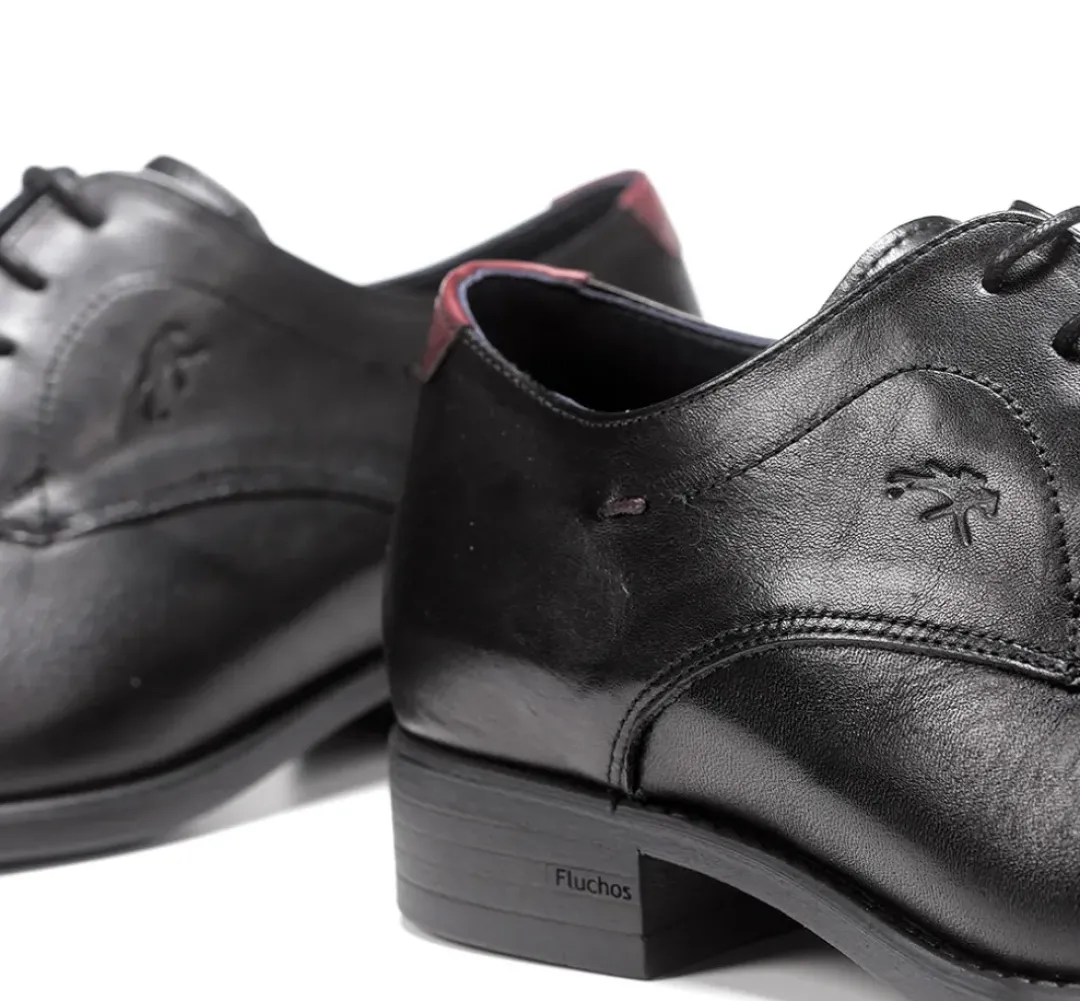 Hombre Fluchos LUKE F1055 Zapato Negro