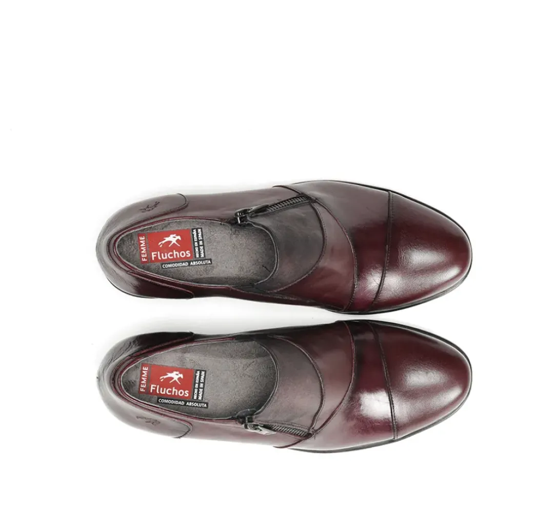 Mujer Fluchos NYDIA F1802 Slip On Burdeos