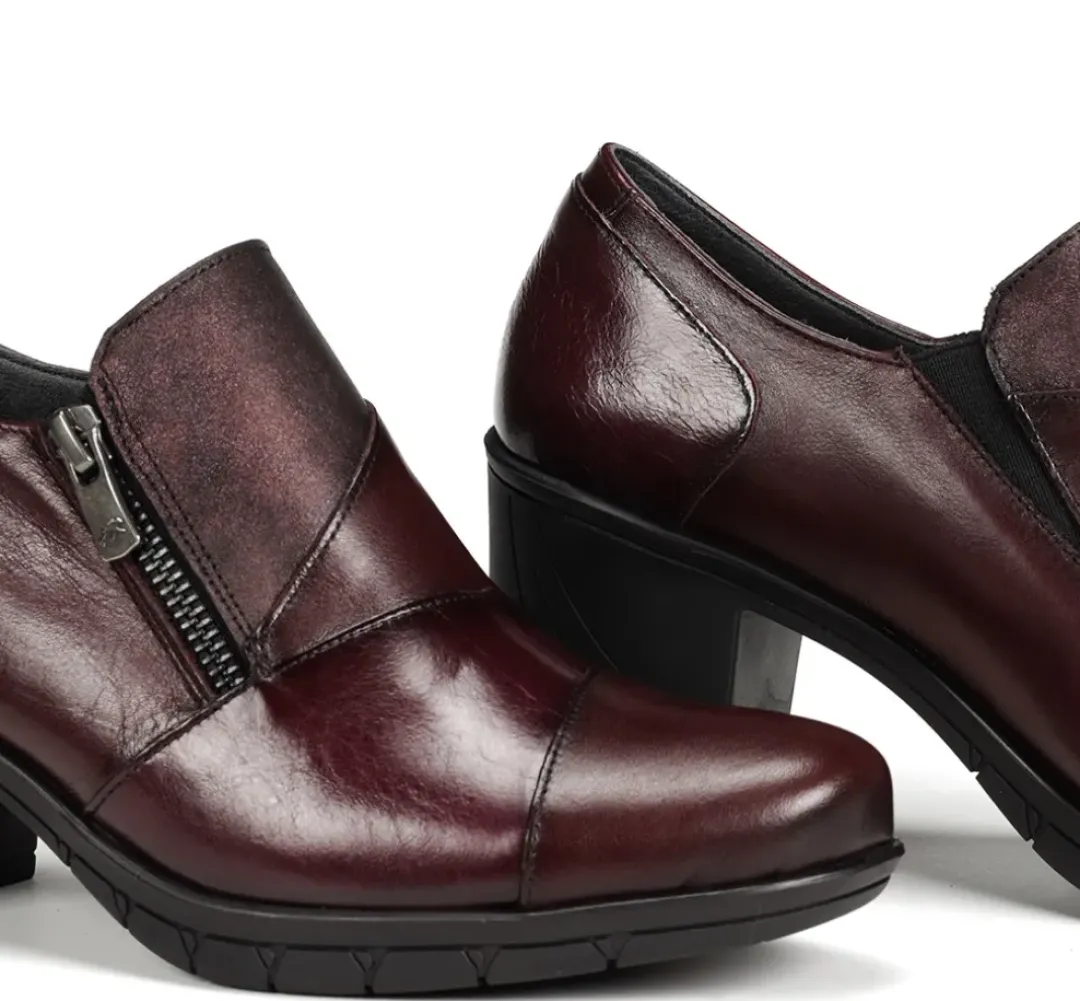 Mujer Fluchos NYDIA F1802 Slip On Burdeos