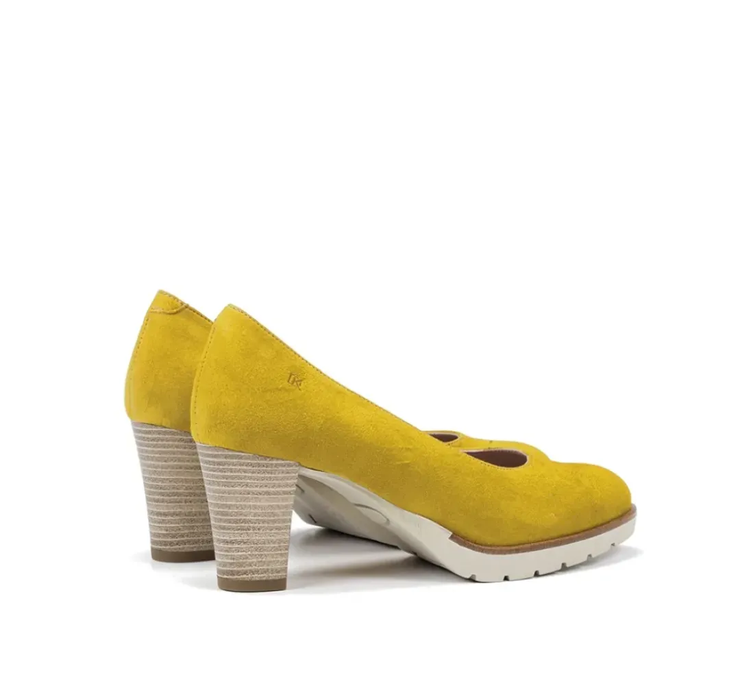 Mujer Fluchos OPIUM D8131 ZapatodeTacón Amarillo