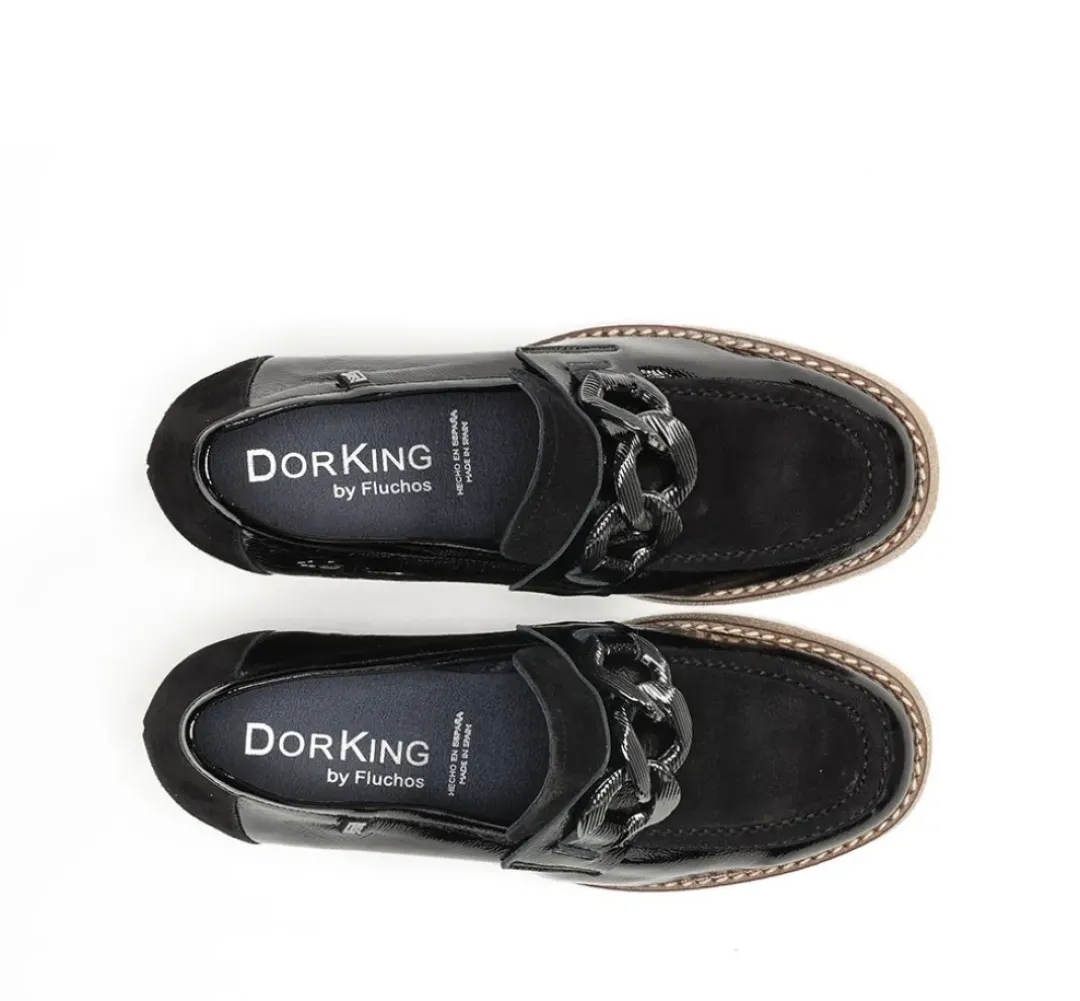 Mujer Fluchos OPRAH D9193 Mocasín Negro