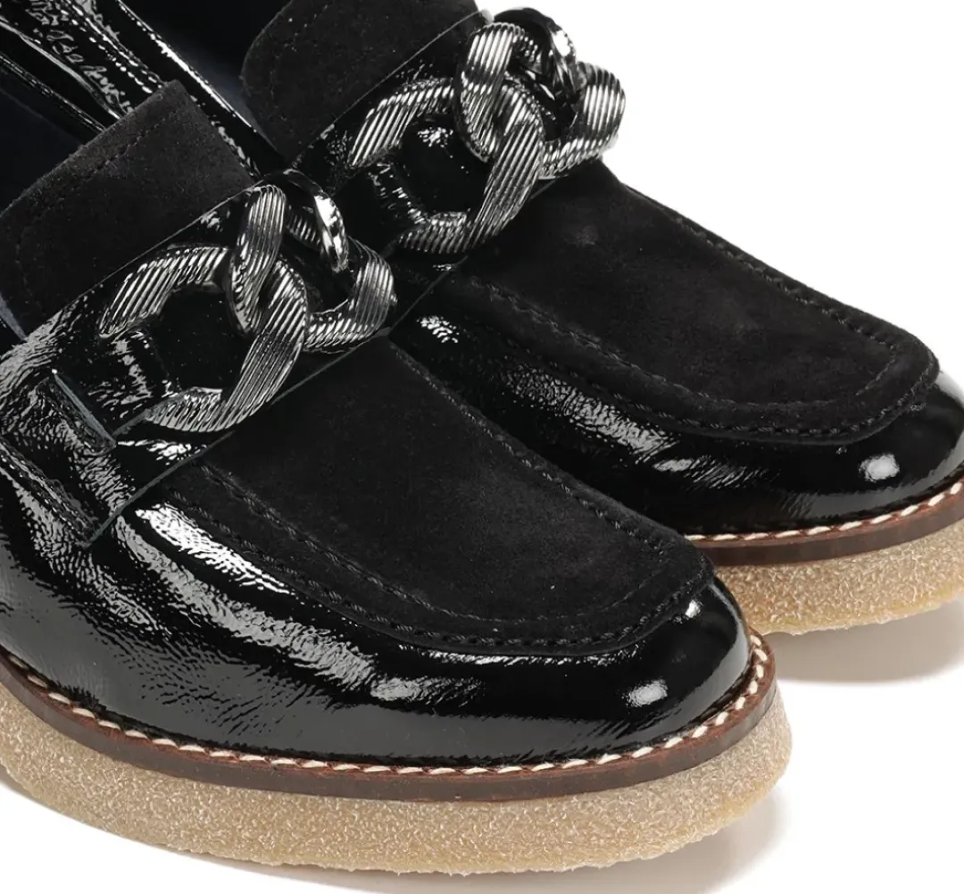 Mujer Fluchos OPRAH D9193 Mocasín Negro