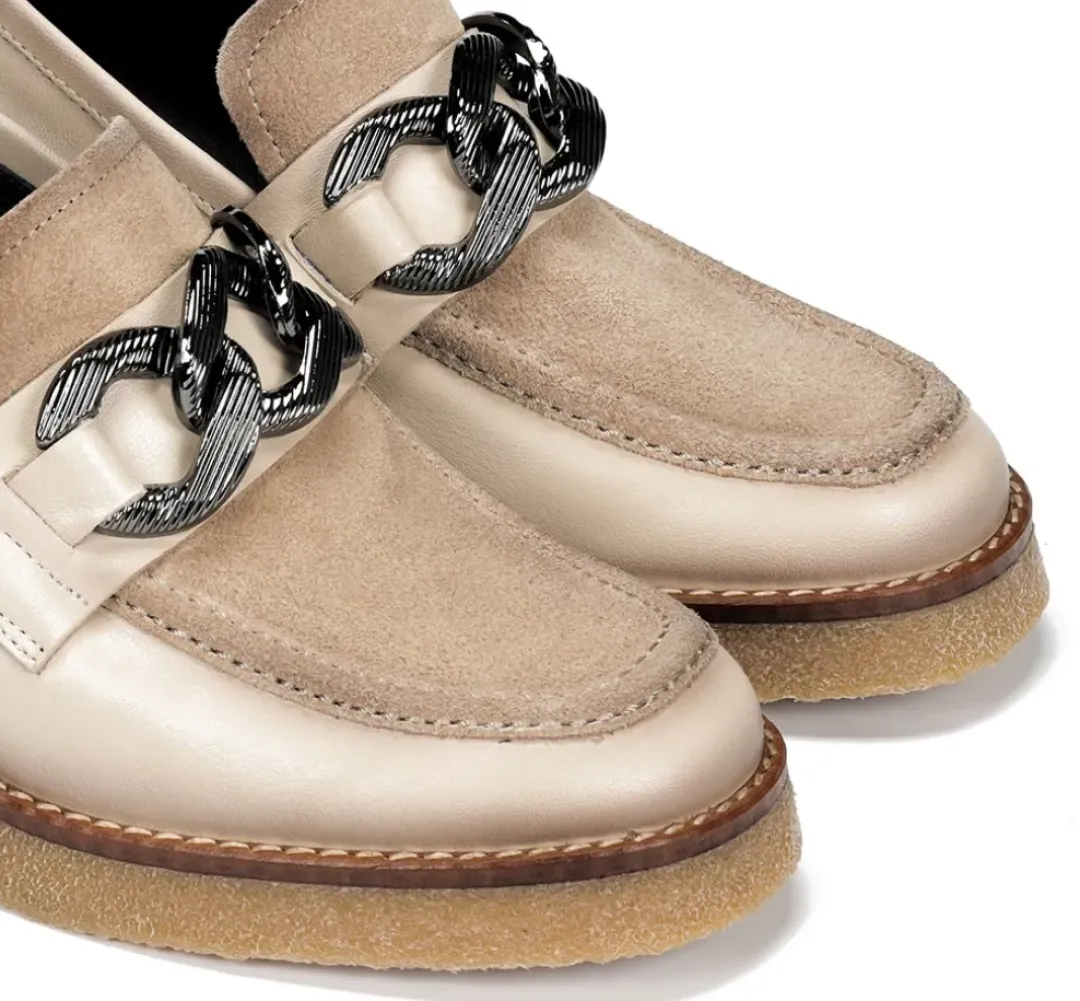 Mujer Fluchos OPRAH D9193 Mocasín Taupe