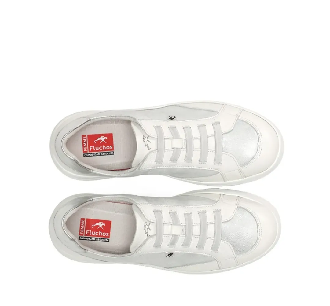 Mujer Fluchos POMPAS F1918 Deportivo Blanco
