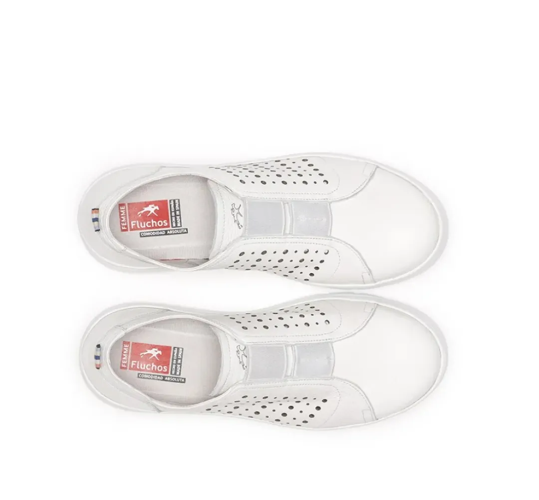 Mujer Fluchos POMPAS F1423 Deportivo Blanco