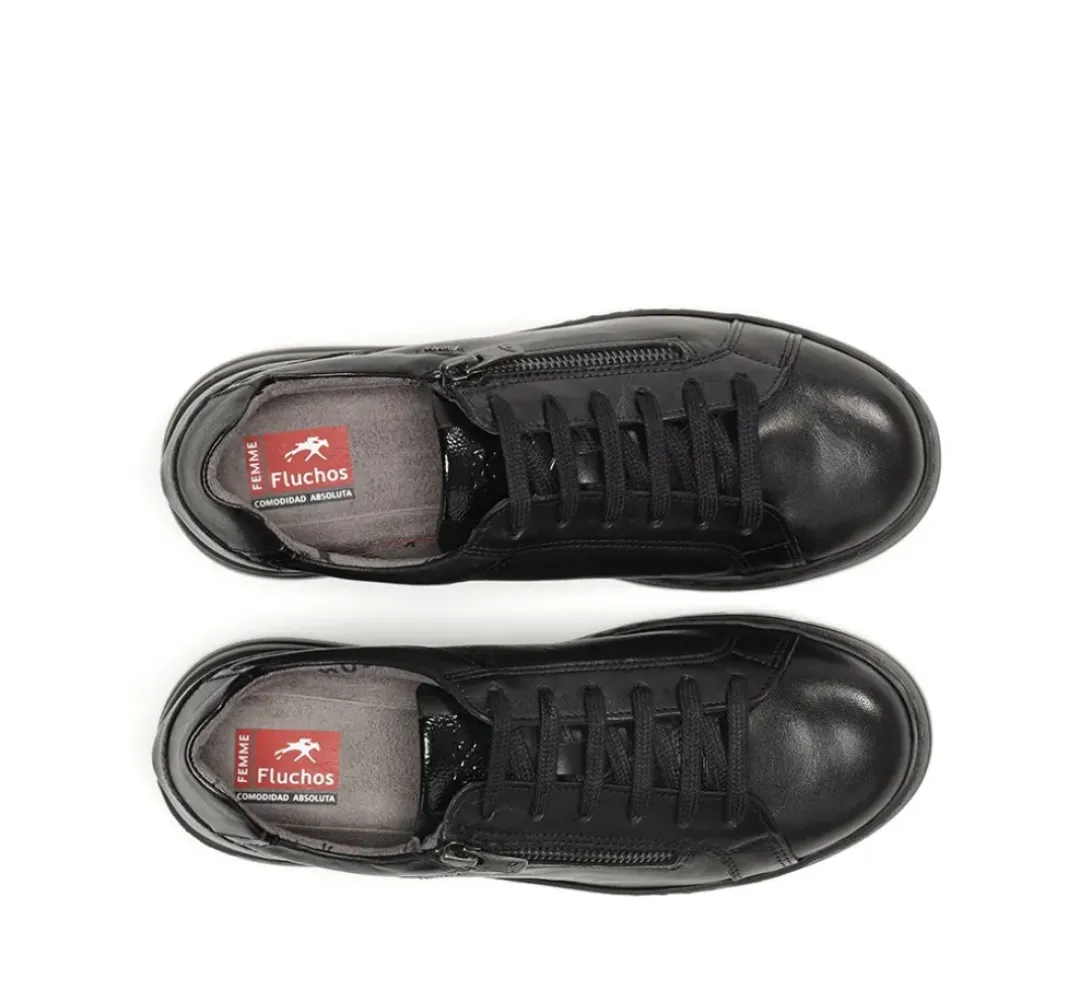 Mujer Fluchos POMPAS F1666 Deportivo Negro