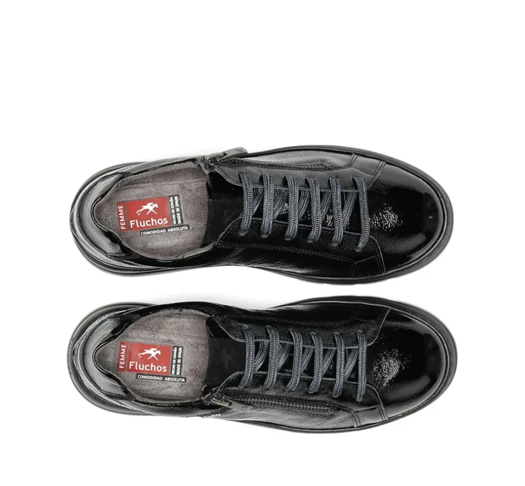 Mujer Fluchos POMPAS F1666 Deportivo Negro