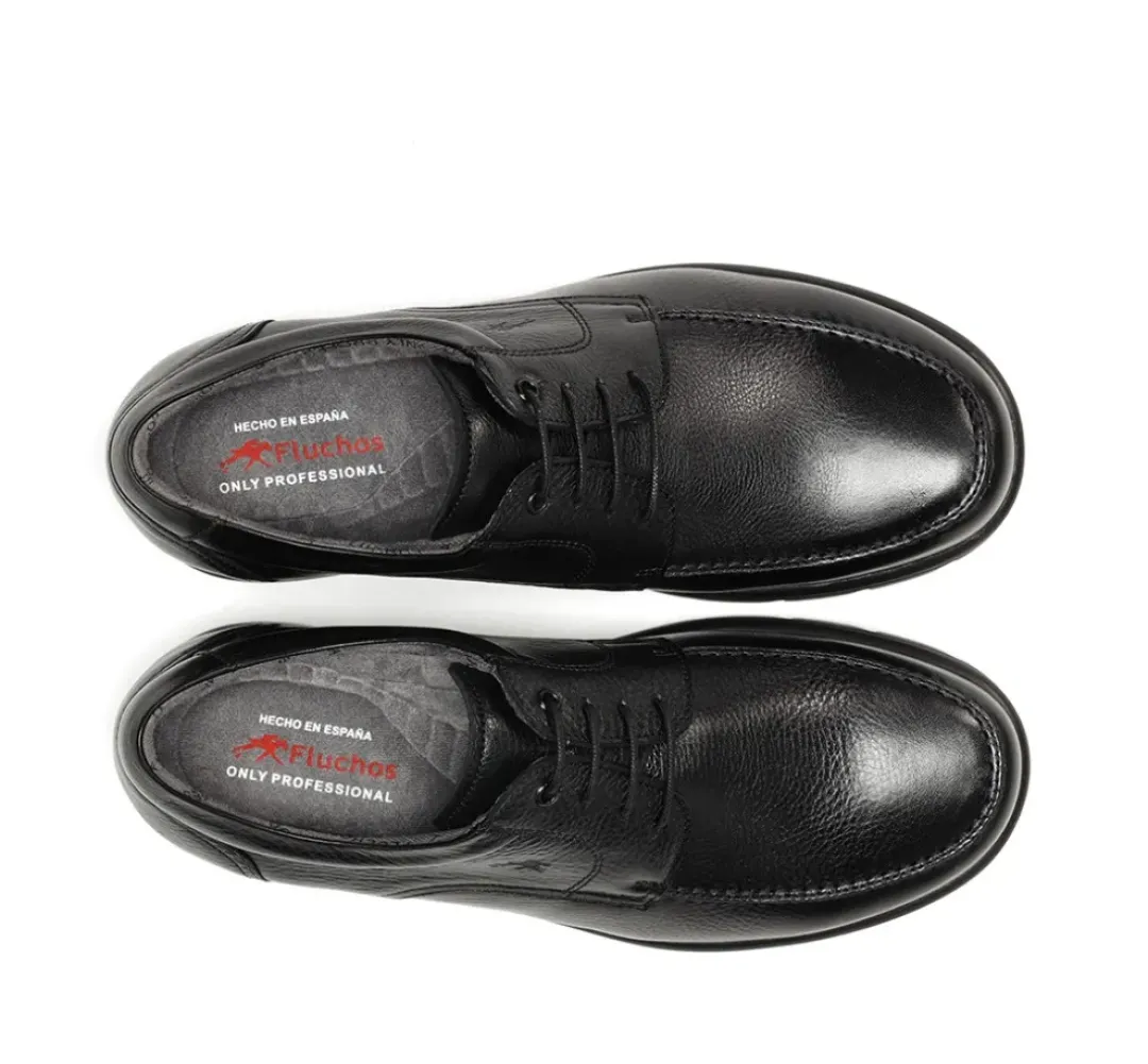 Hombre Fluchos PROFESIONAL F1949 Zapato Negro