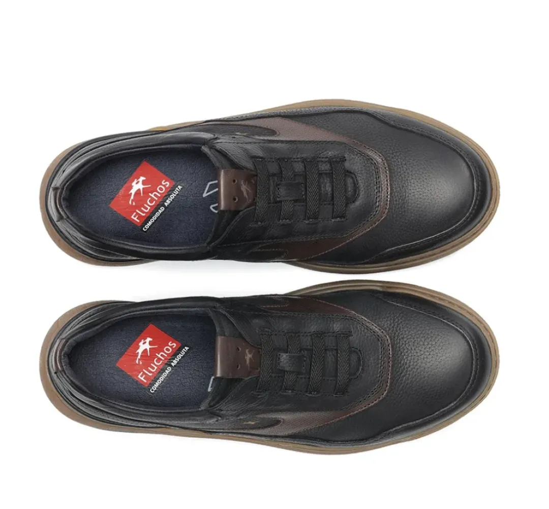 Hombre Fluchos ROCKY F2040 Deportivo Negro