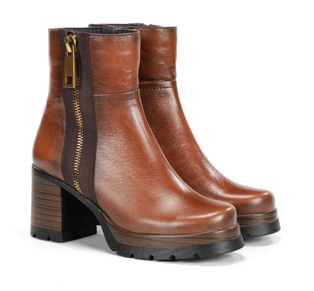 Mujer Fluchos SAFE D9413 Botín Marrón