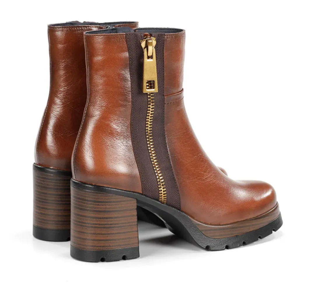 Mujer Fluchos SAFE D9413 Botín Marrón