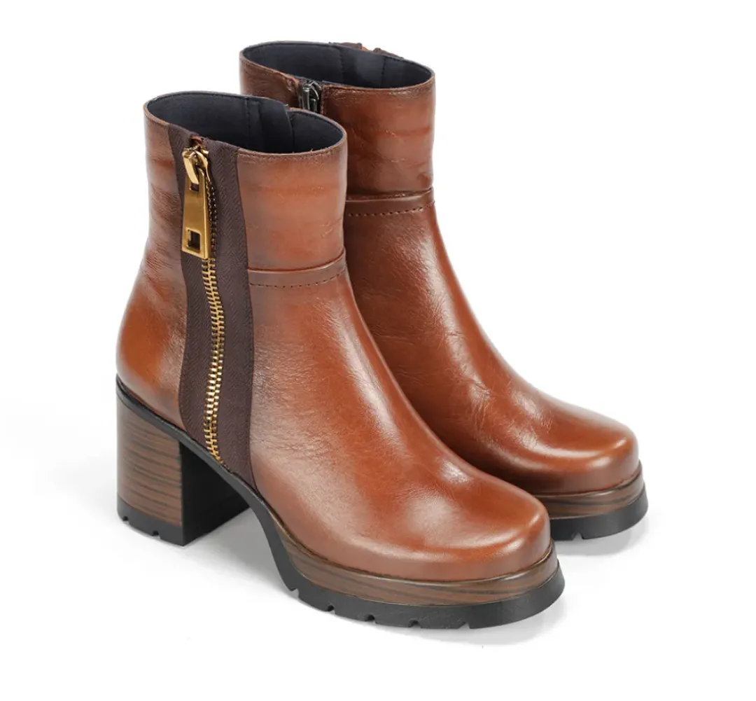 Mujer Fluchos SAFE D9413 Botín Marrón