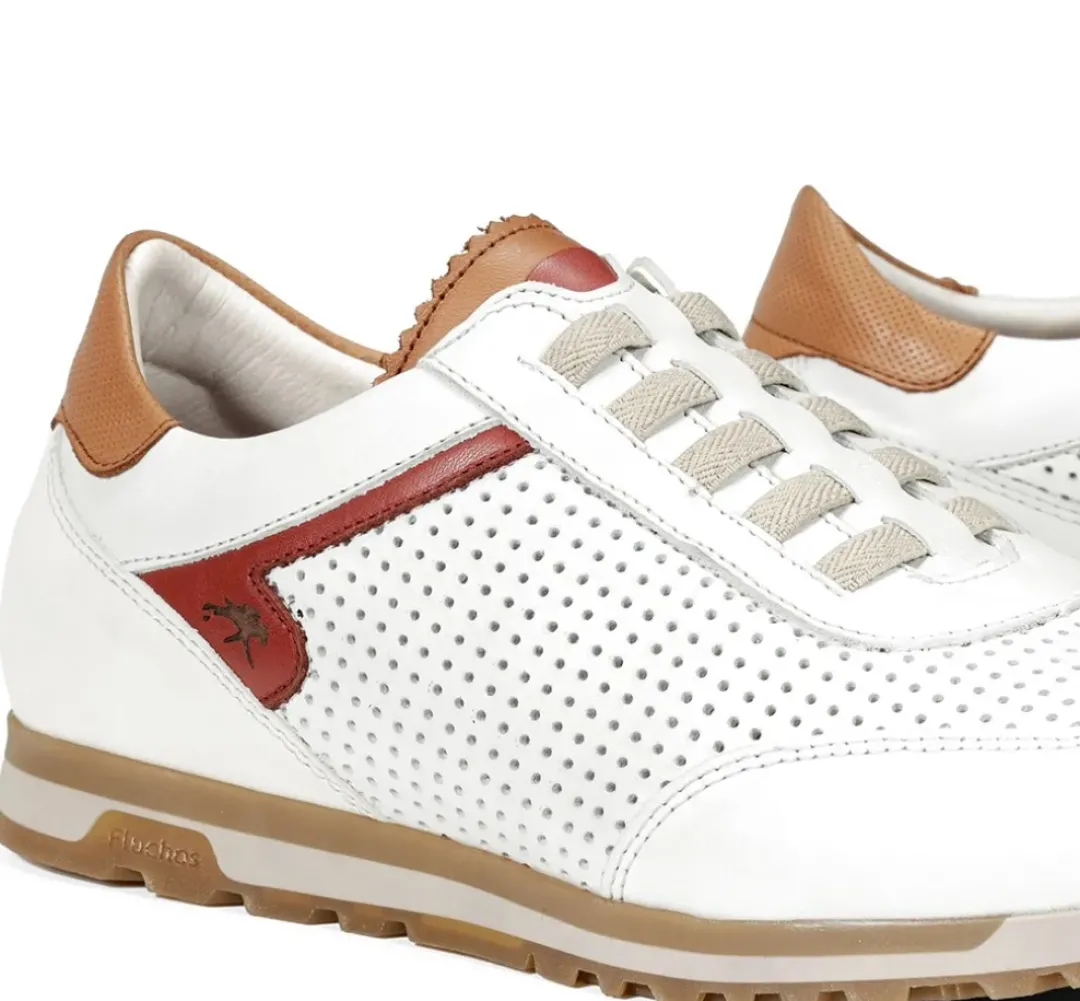 Hombre Fluchos SANDER F1189 Deportivo Blanco