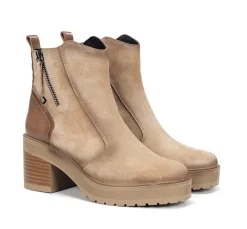 Mujer Fluchos SARAH D9353 Botín Taupe