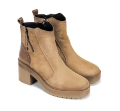 Mujer Fluchos SARAH D9353 Botín Taupe
