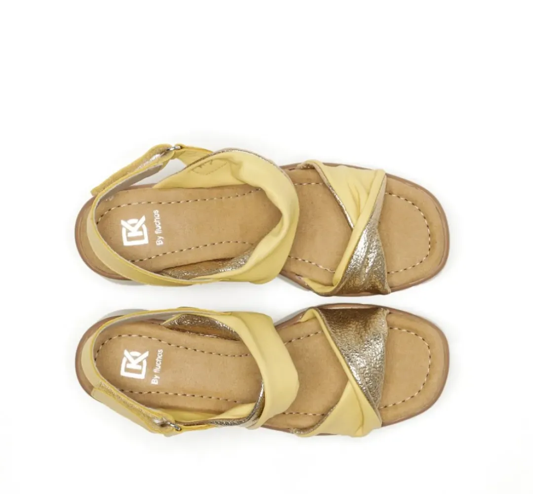 Mujer Fluchos SARAY D9004 Sandalia Plata