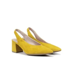 Mujer Fluchos SOFI D7806 ZapatodeTacón Amarillo