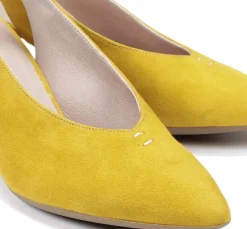 Mujer Fluchos SOFI D7806 ZapatodeTacón Amarillo