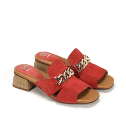 Mujer Fluchos SORBES D9059 Sandalia Roja
