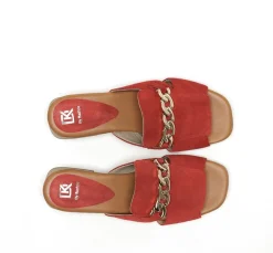 Mujer Fluchos SORBES D9059 Sandalia Roja