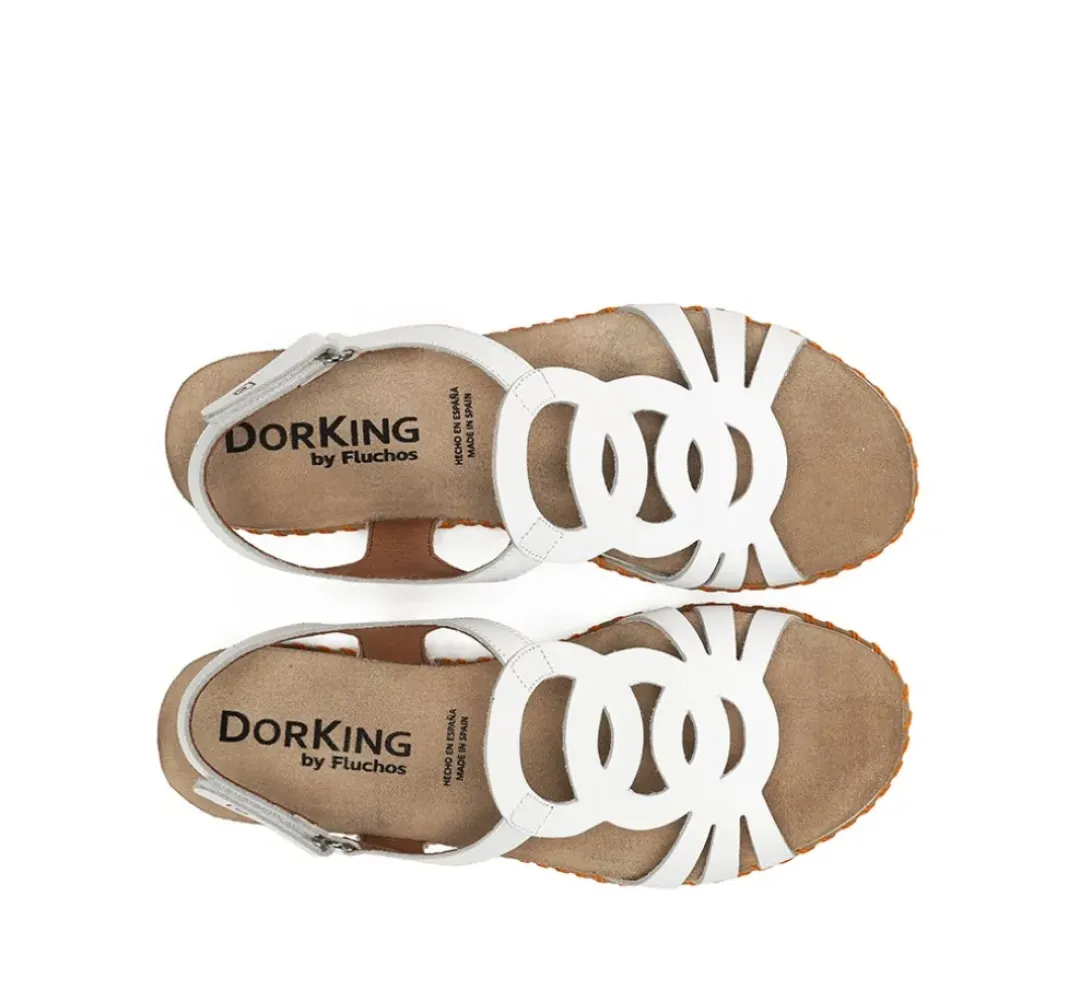 Mujer Fluchos SPORT D9322 Sandalia Blanca