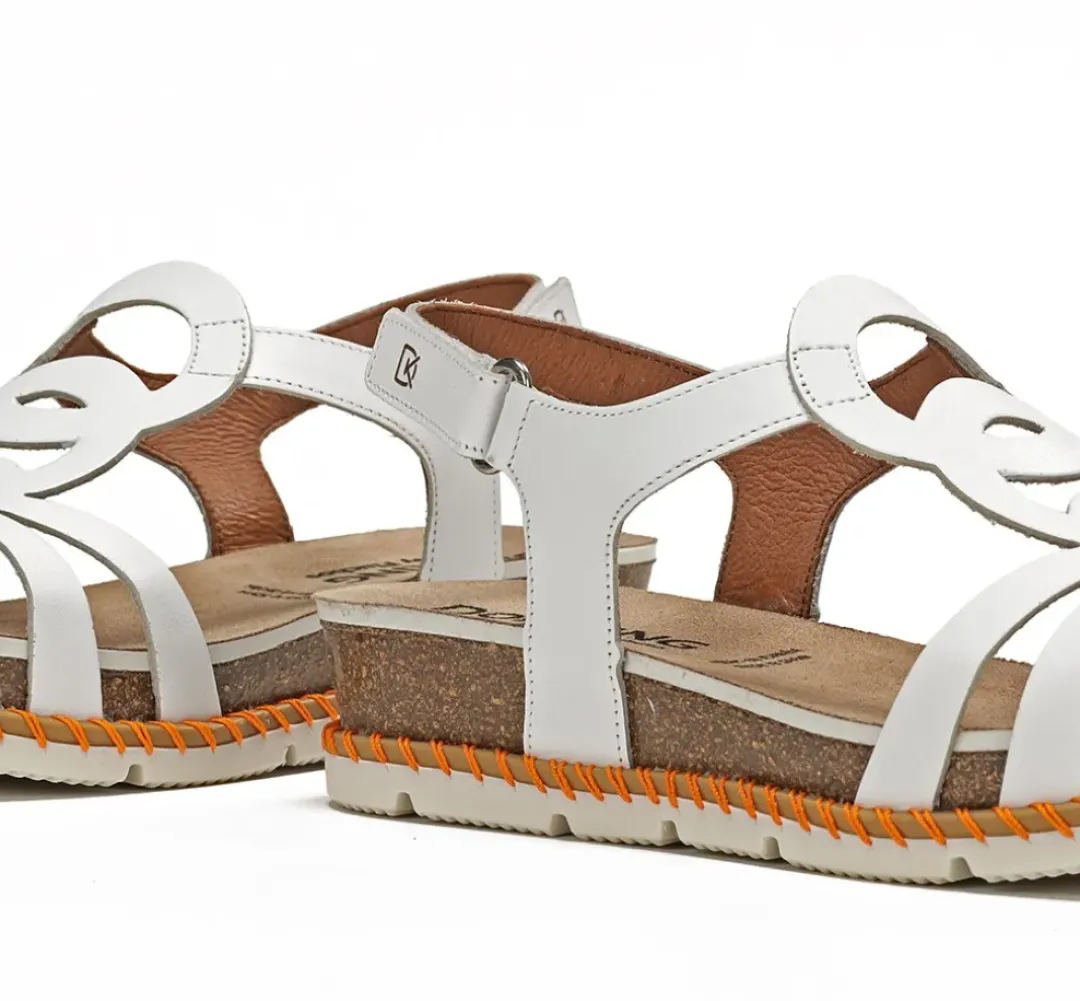 Mujer Fluchos SPORT D9322 Sandalia Blanca