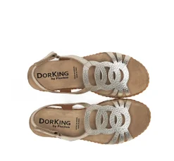 Mujer Fluchos SPORT D9322 Sandalia Dorada