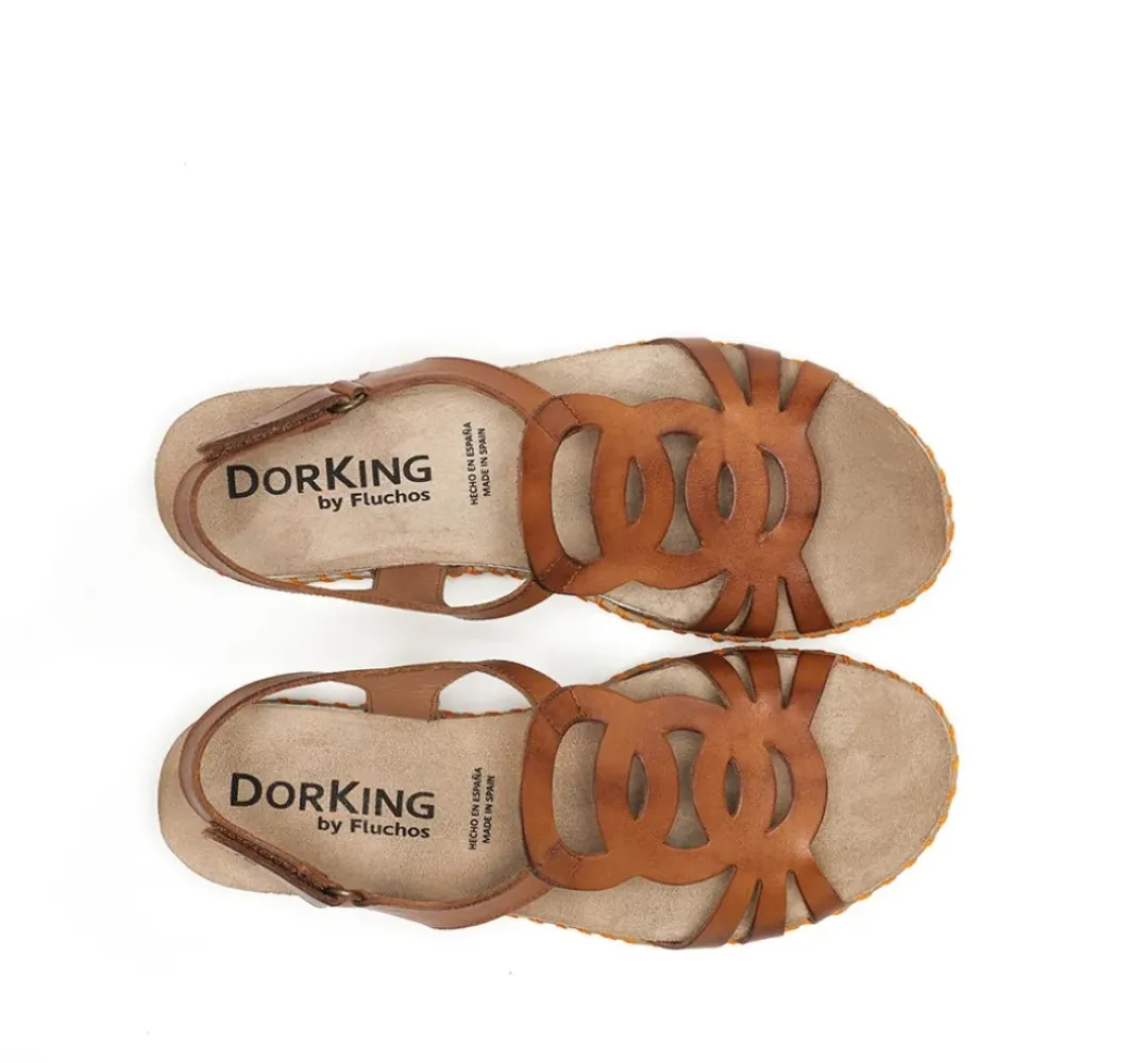 Mujer Fluchos SPORT D9322 Sandalia Marrón