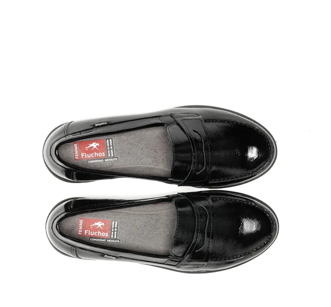 Mujer Fluchos STYLL F1835 Mocasín Negro