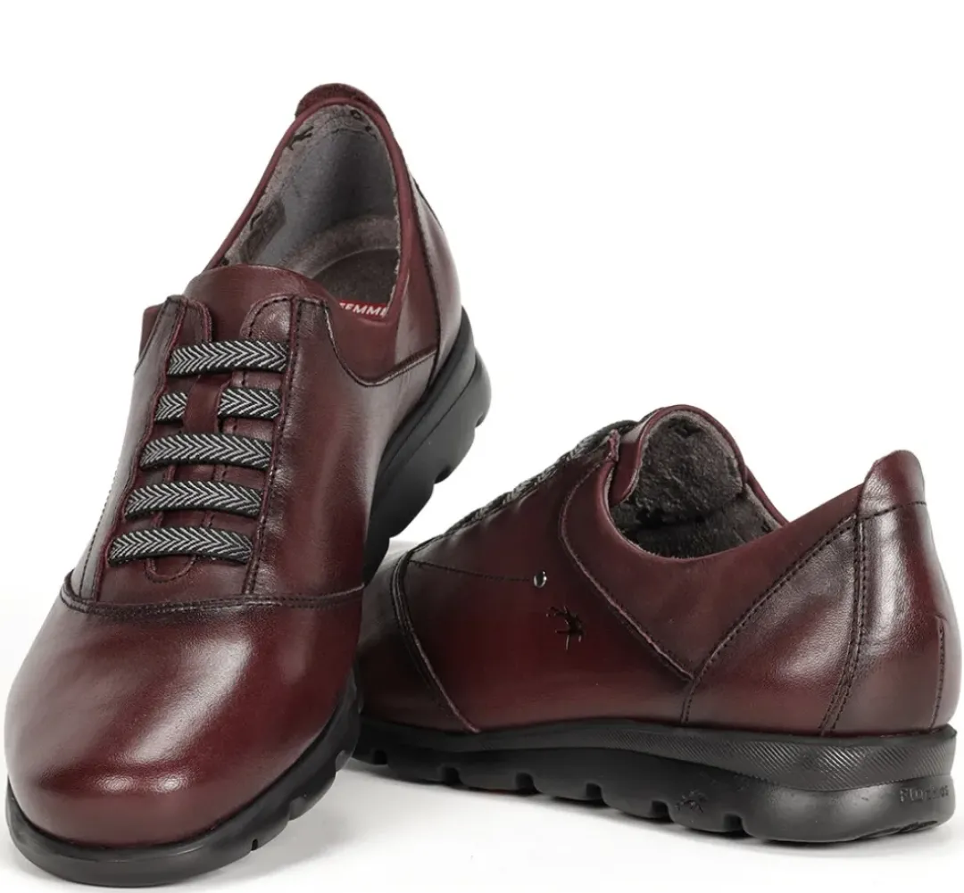 Mujer Fluchos SUSAN F0354 Zapato Burdeos
