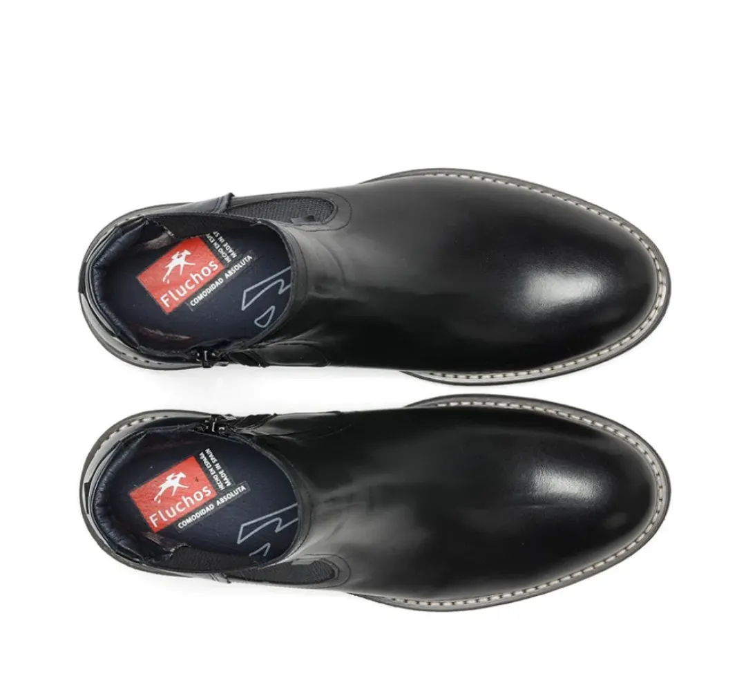 Hombre Fluchos TERRY F1343 Botín Negro