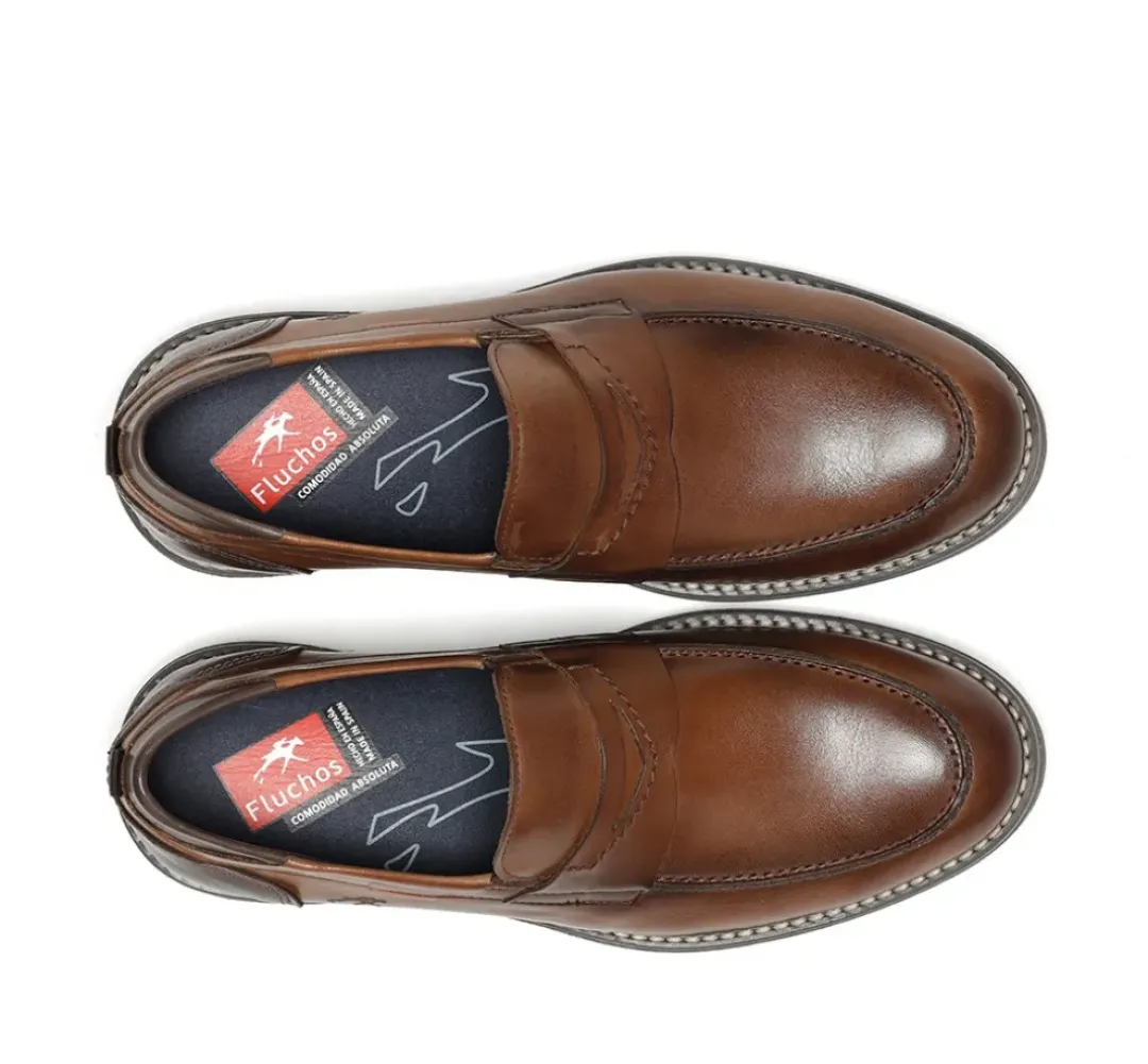 Hombre Fluchos TERRY F1290 Mocasín Marrón