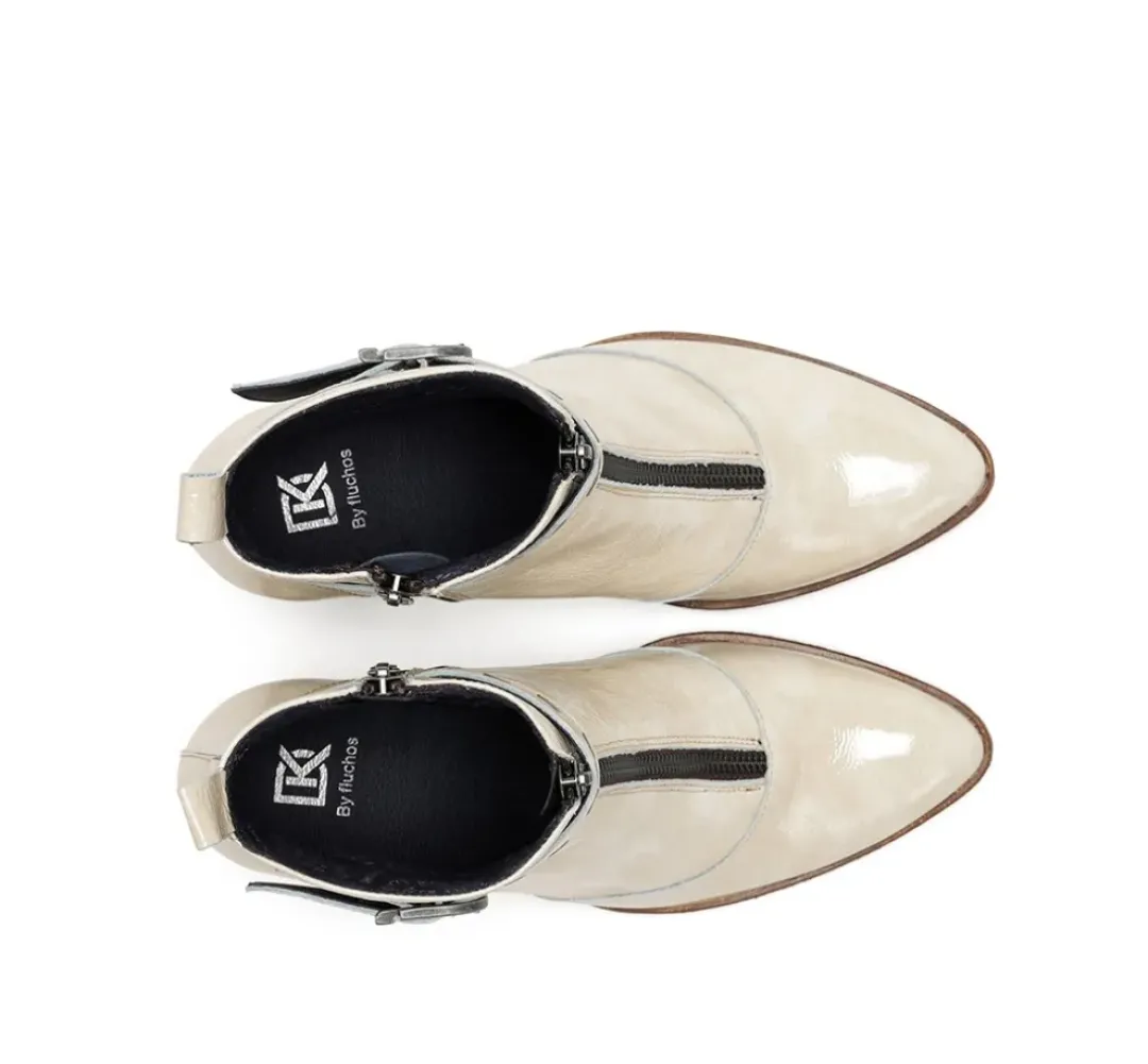 Mujer Fluchos THAIS D8300 Botín Blanco