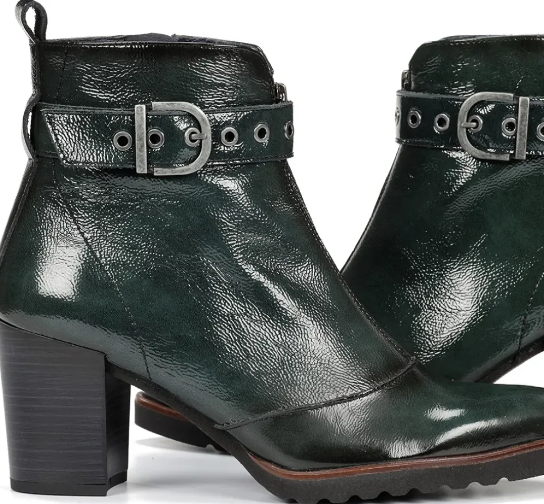 Mujer Fluchos THAIS D8300 Botín Verde