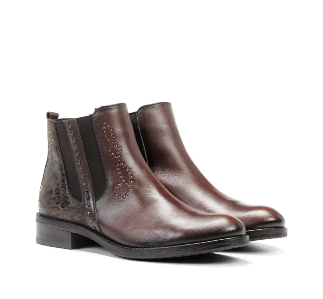 Mujer Fluchos TIERRA D8259 Botín Marrón