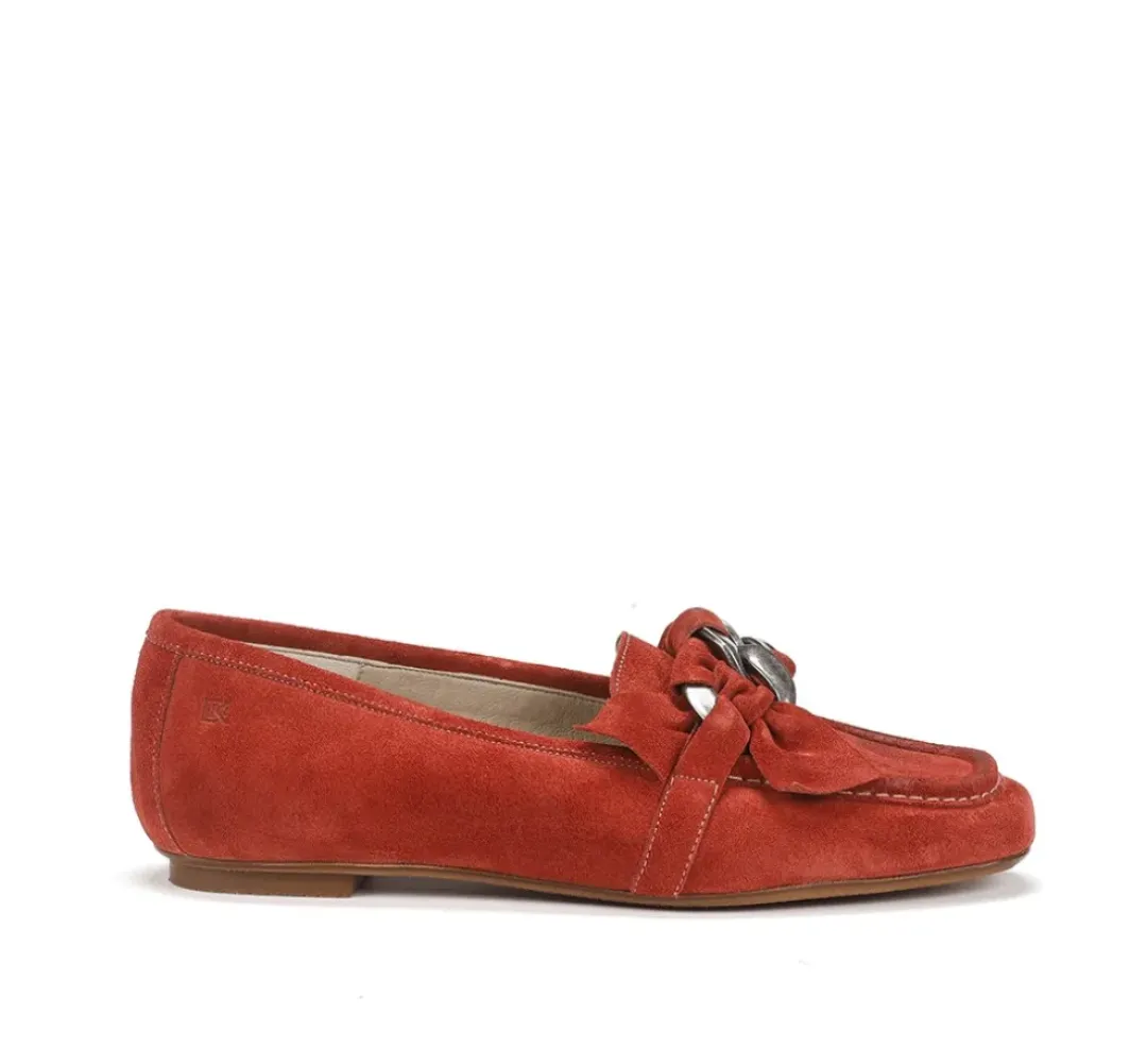 Mujer Fluchos TIGRE D8792 Mocasín Rojo