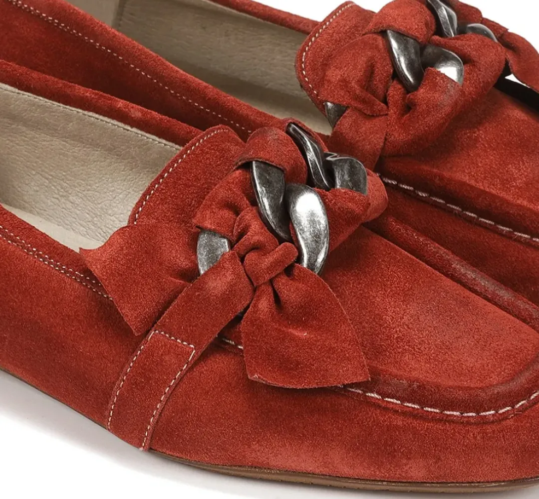 Mujer Fluchos TIGRE D8792 Mocasín Rojo