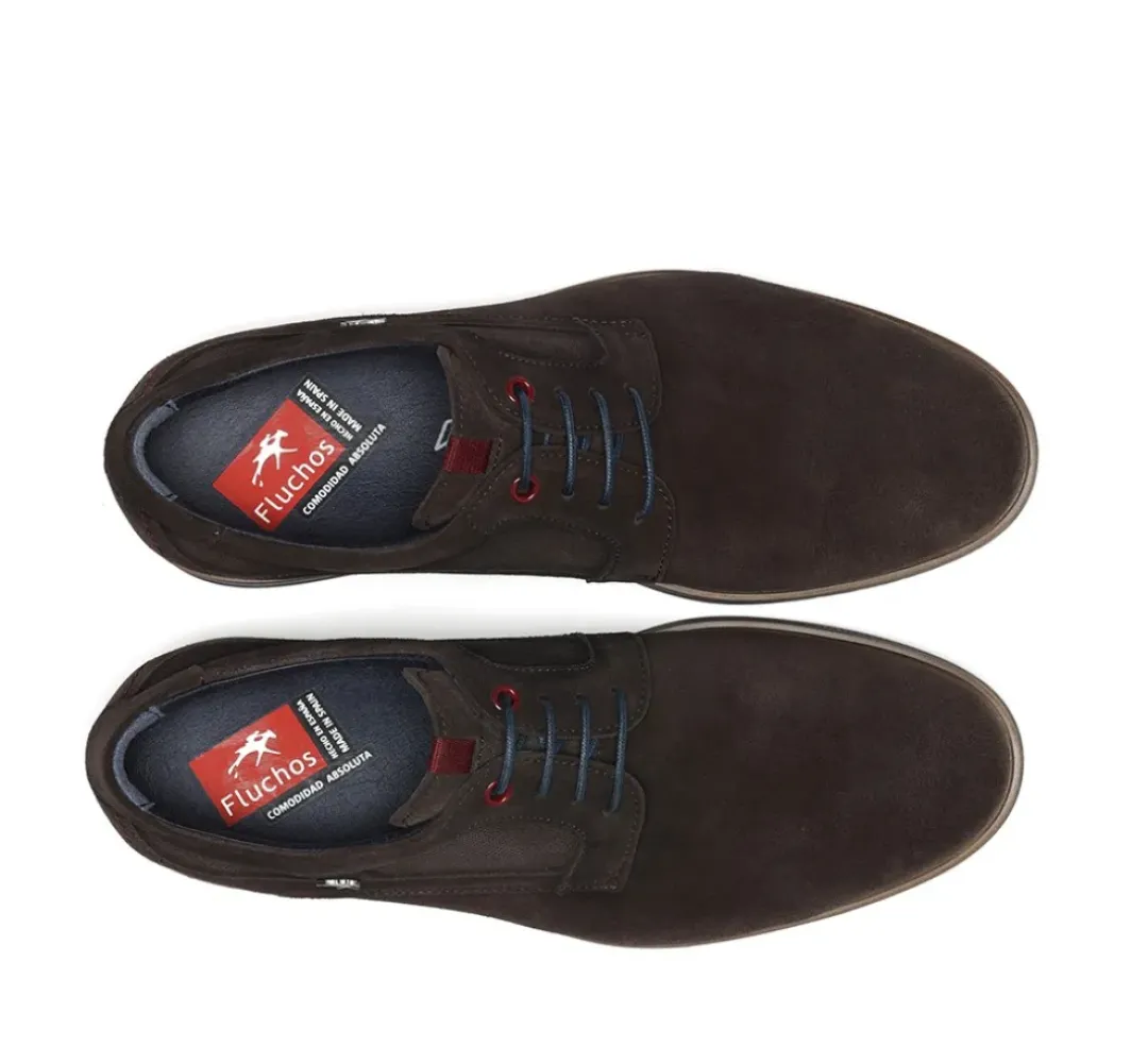 Hombre Fluchos TRISTAN F1857 Zapato Marrón