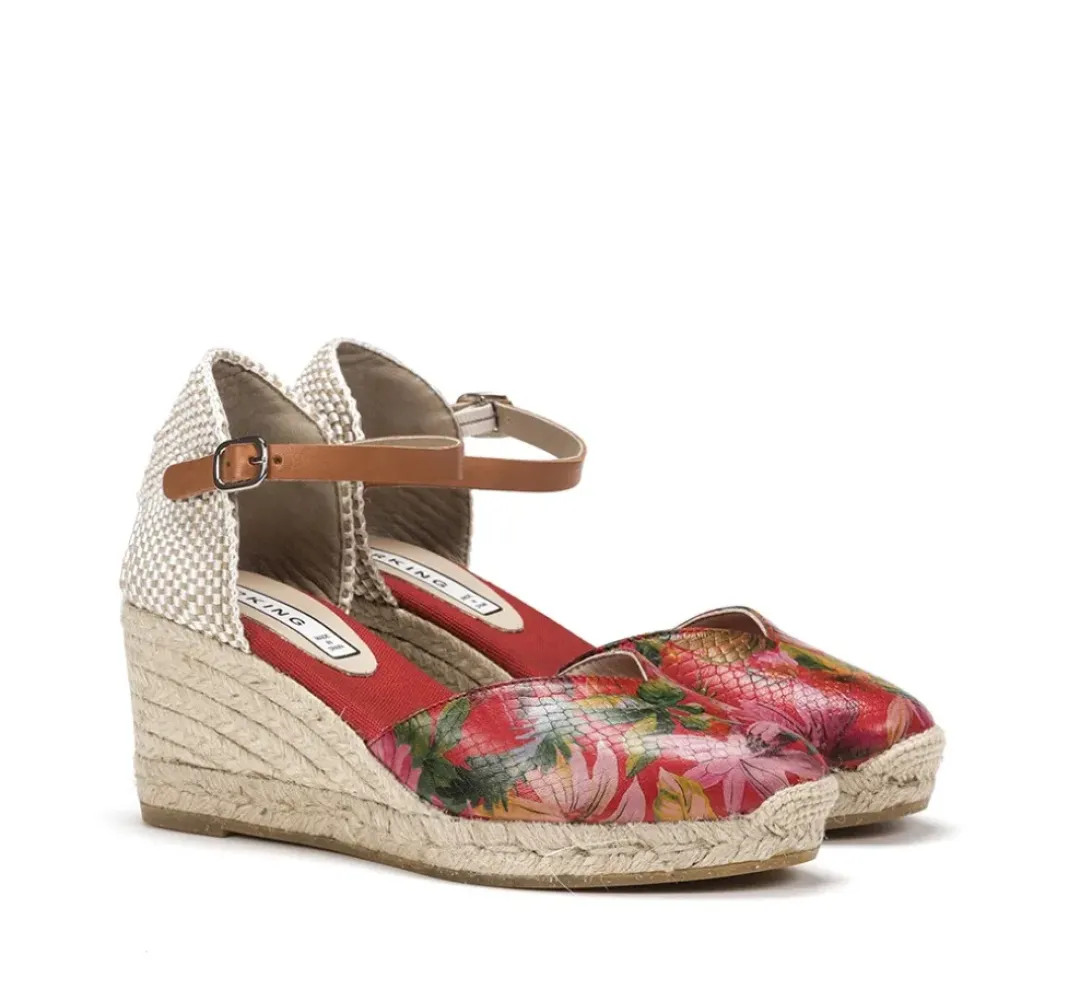 Mujer Fluchos VISION D8814 Sandalia Roja
