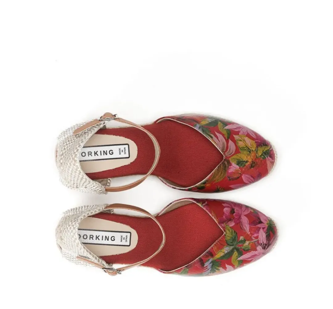 Mujer Fluchos VISION D8814 Sandalia Roja
